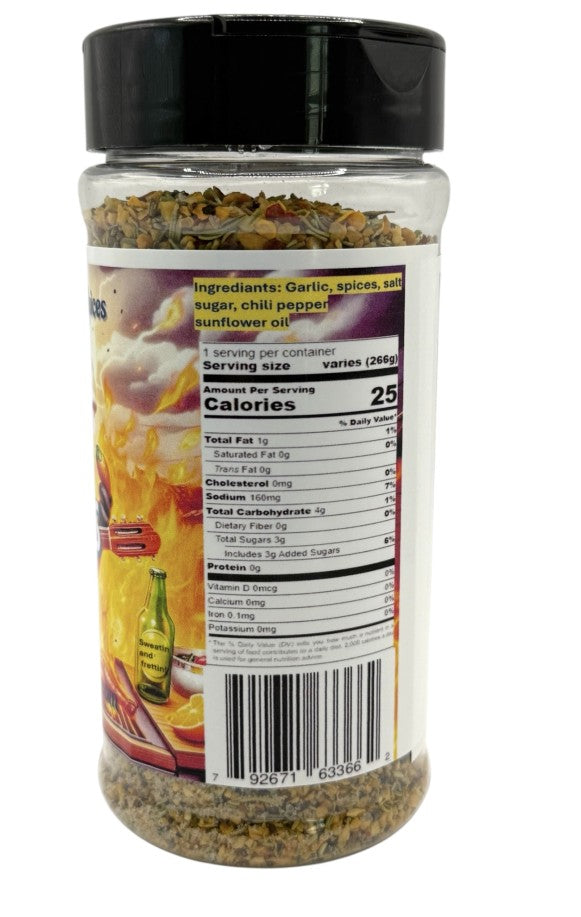 Burns Your A$$ Hot Spice Blend, Huge Bottle! 9.4 oz! Carne Asada