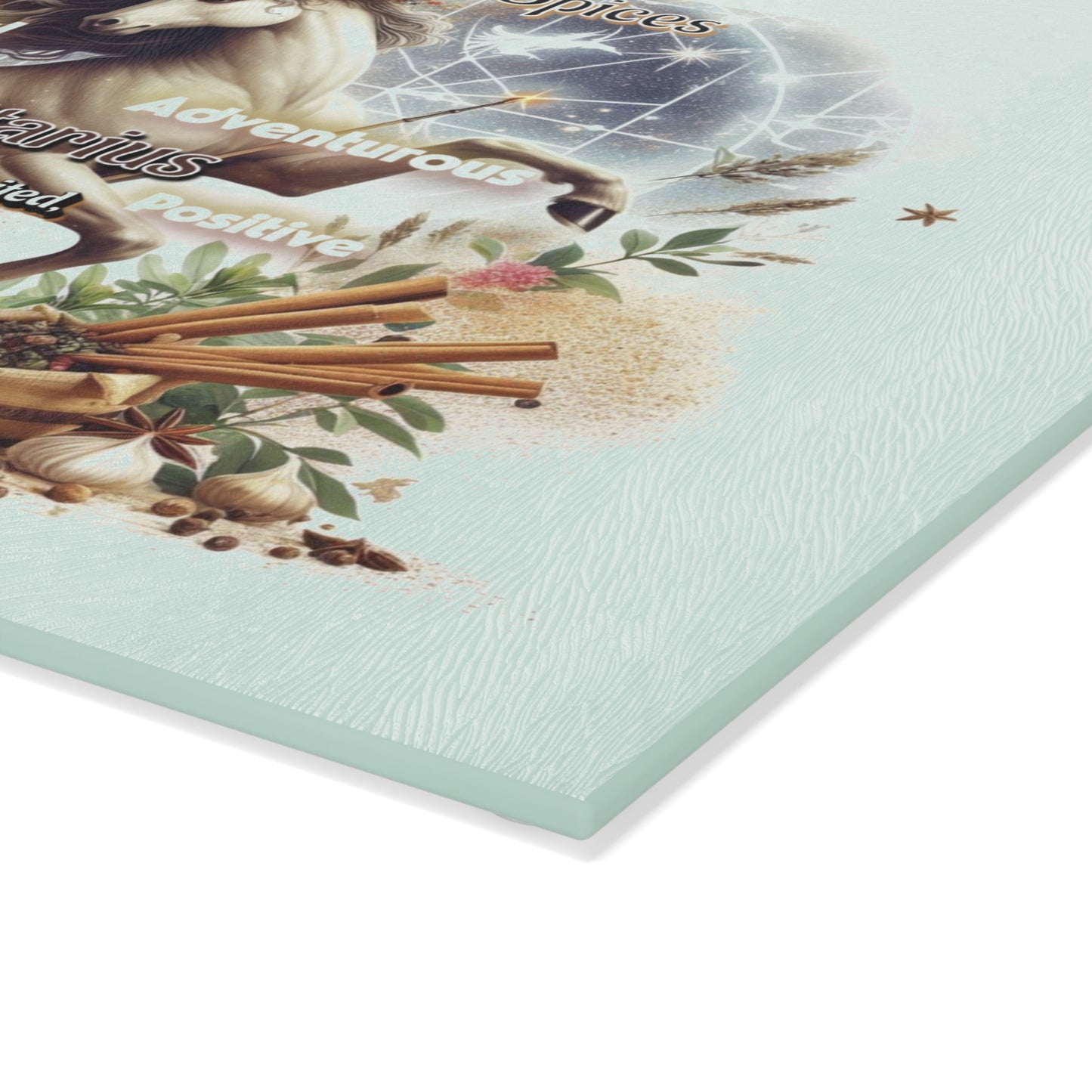 Sagittarius Whimsical Unicorn Glass Cutting Board - Playful Kitchen Decor, Gift for Unicorn Lovers, Fun Cooking Accessory, Unique Housewarming [...]