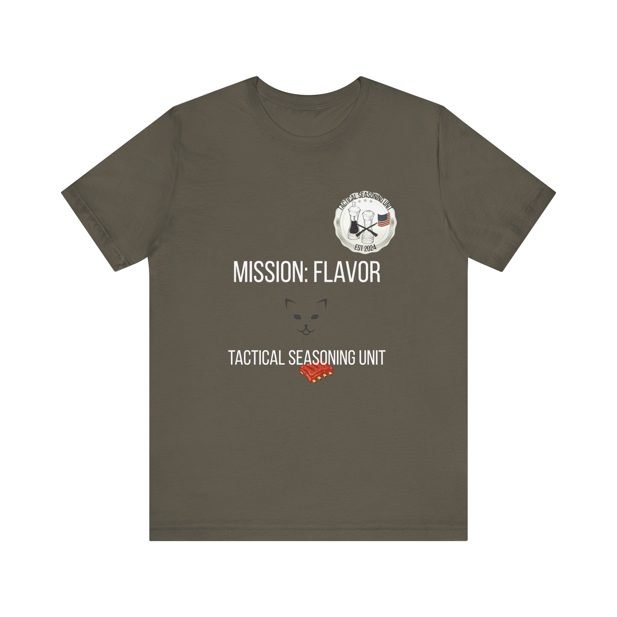 Mission: Flavor - Tactical Seasoning Unit | Veteran Owned T-Shirt