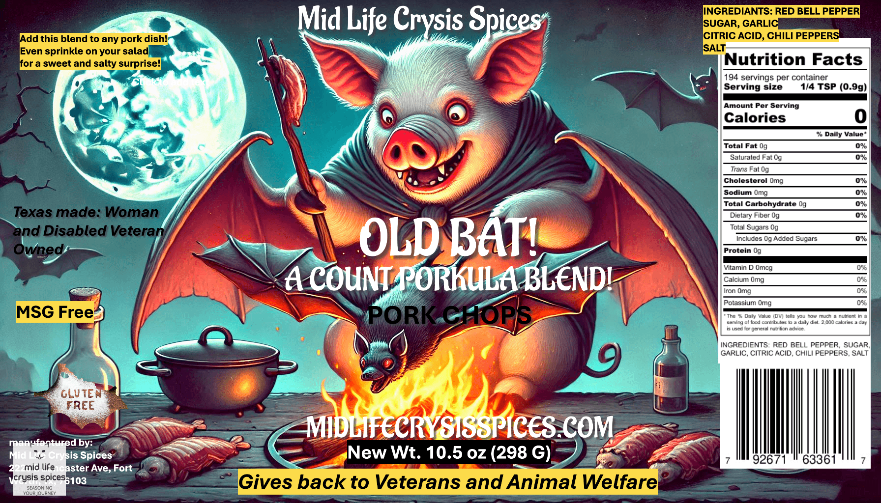 Old Bat! "A Count Porkula Blend"