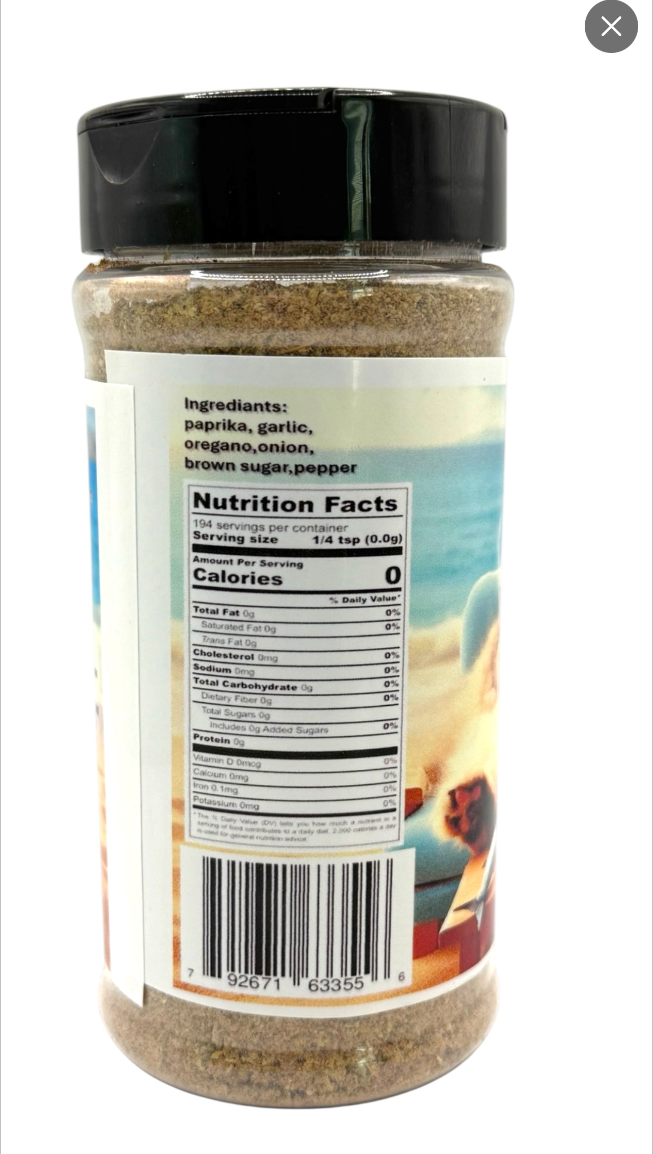 Crazed and confused! Salmon Rub, No Salt! 7.5oz