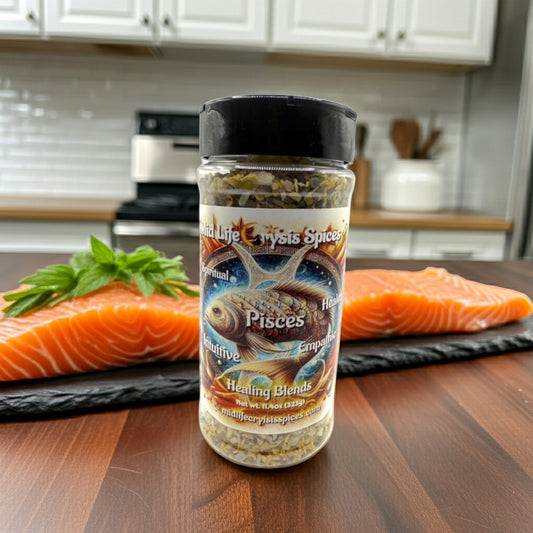 Pisces Healing Blend | Gentle Salt Seasoning | Veteran