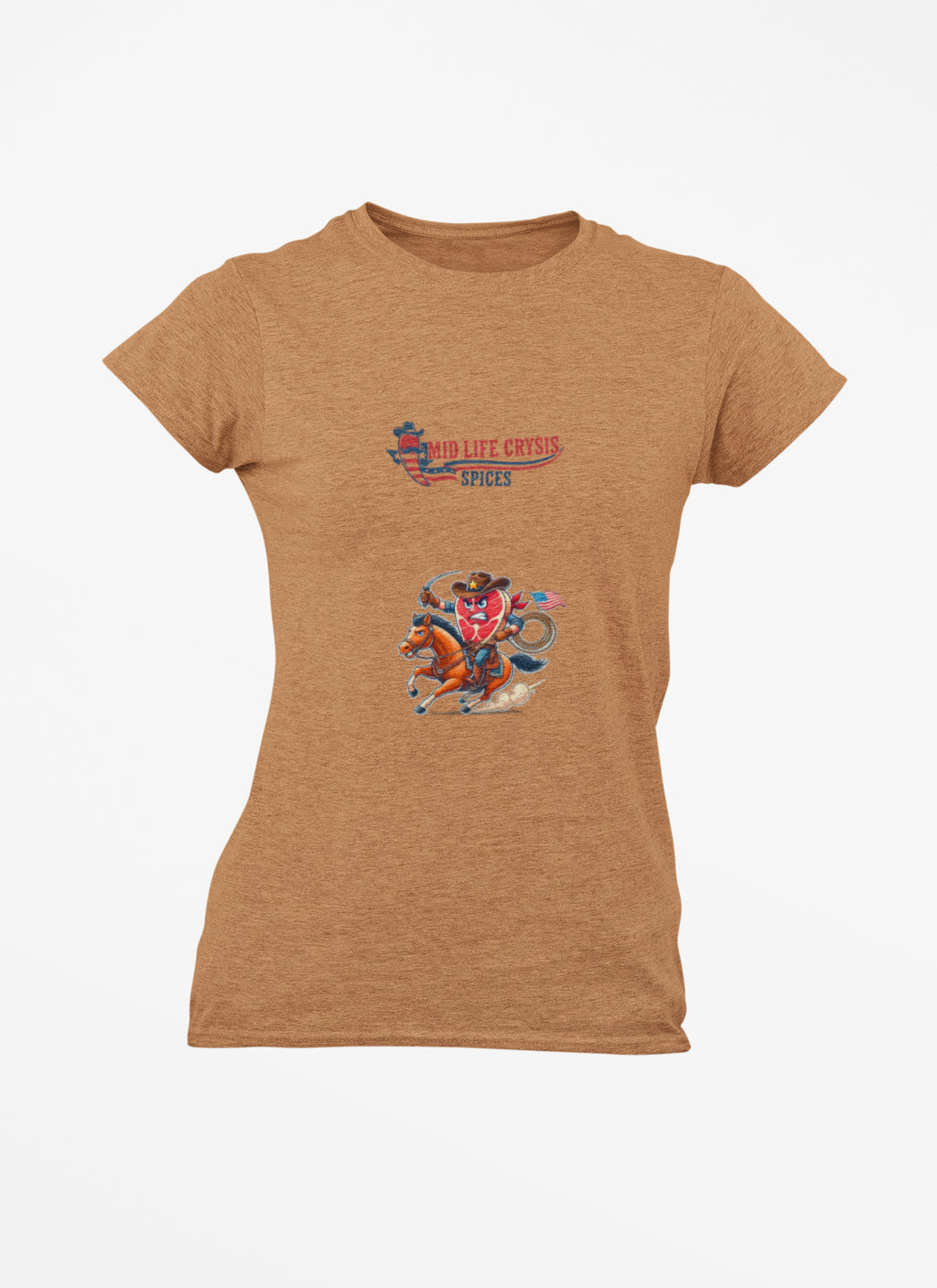Mid Life Crysis Rodeo Tee – Retro Western Graphic Shirt | Texas-Inspired Comfort Colors Garment-Dyed Unisex Tee