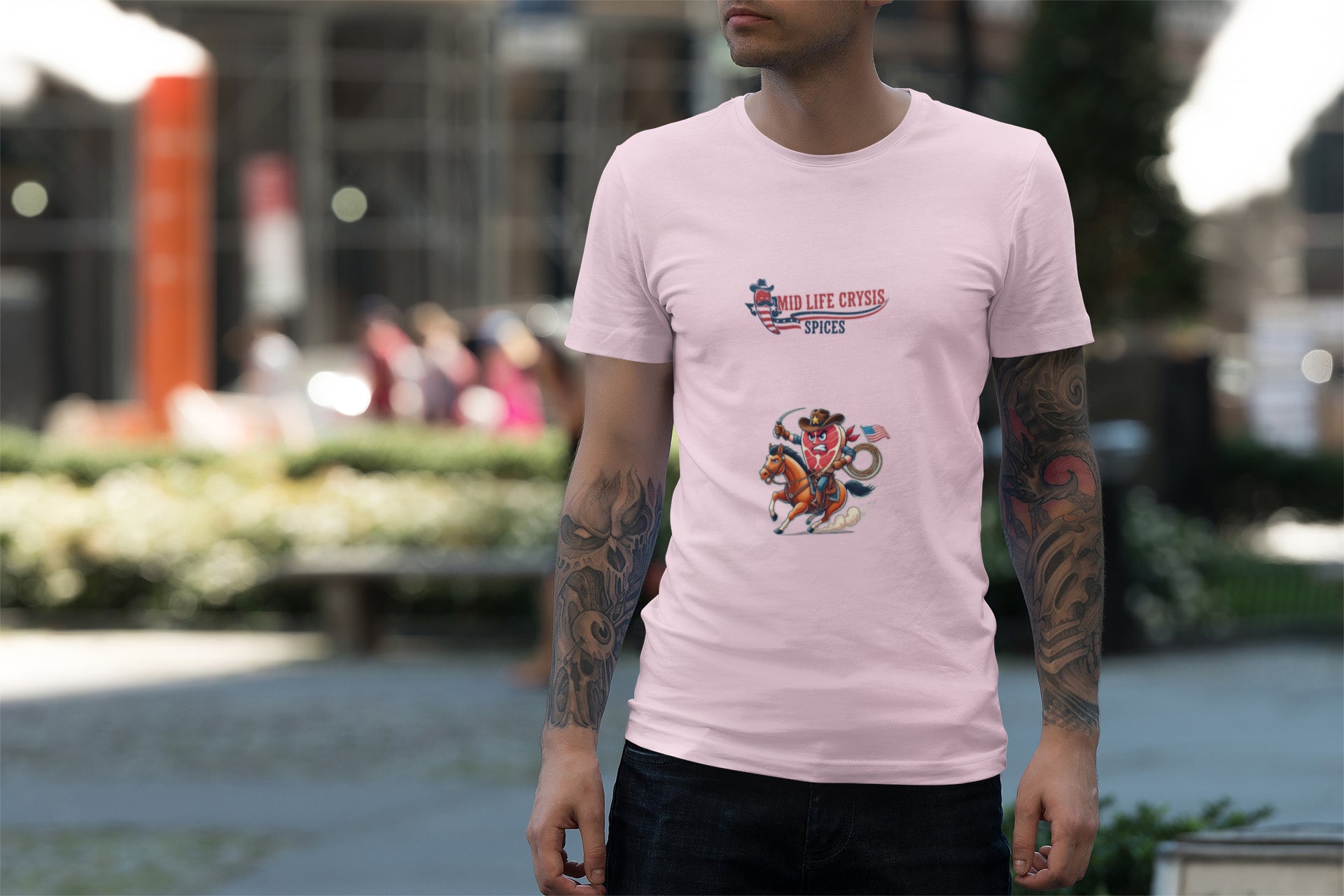Mid Life Crysis Rodeo Tee – Retro Western Graphic Shirt | Texas-Inspired Comfort Colors Garment-Dyed Unisex Tee