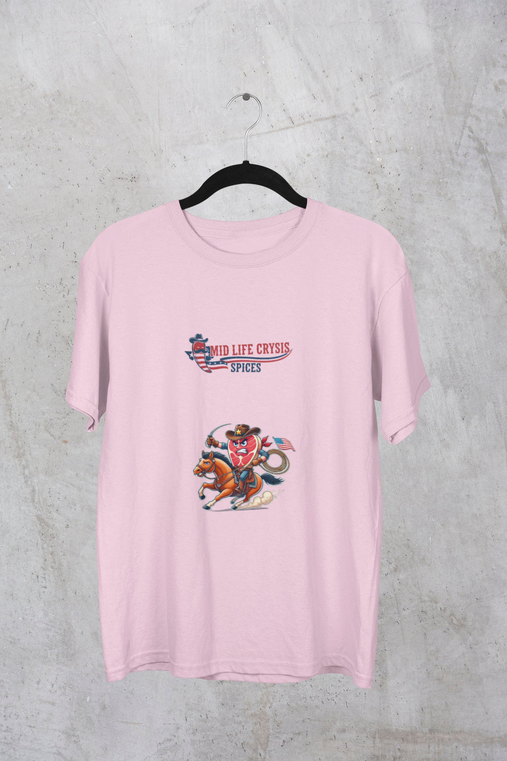 Mid Life Crysis Rodeo Tee – Retro Western Graphic Shirt | Texas-Inspired Comfort Colors Garment-Dyed Unisex Tee