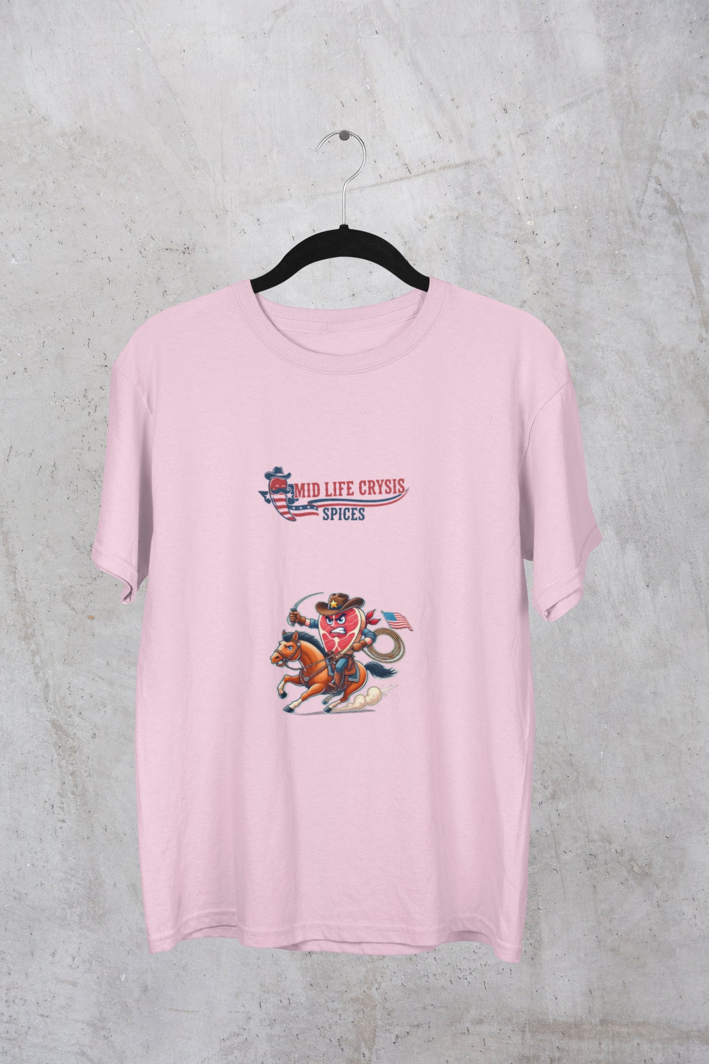 Mid Life Crysis Rodeo Tee – Retro Western Graphic Shirt | Texas-Inspired Comfort Colors Garment-Dyed Unisex Tee