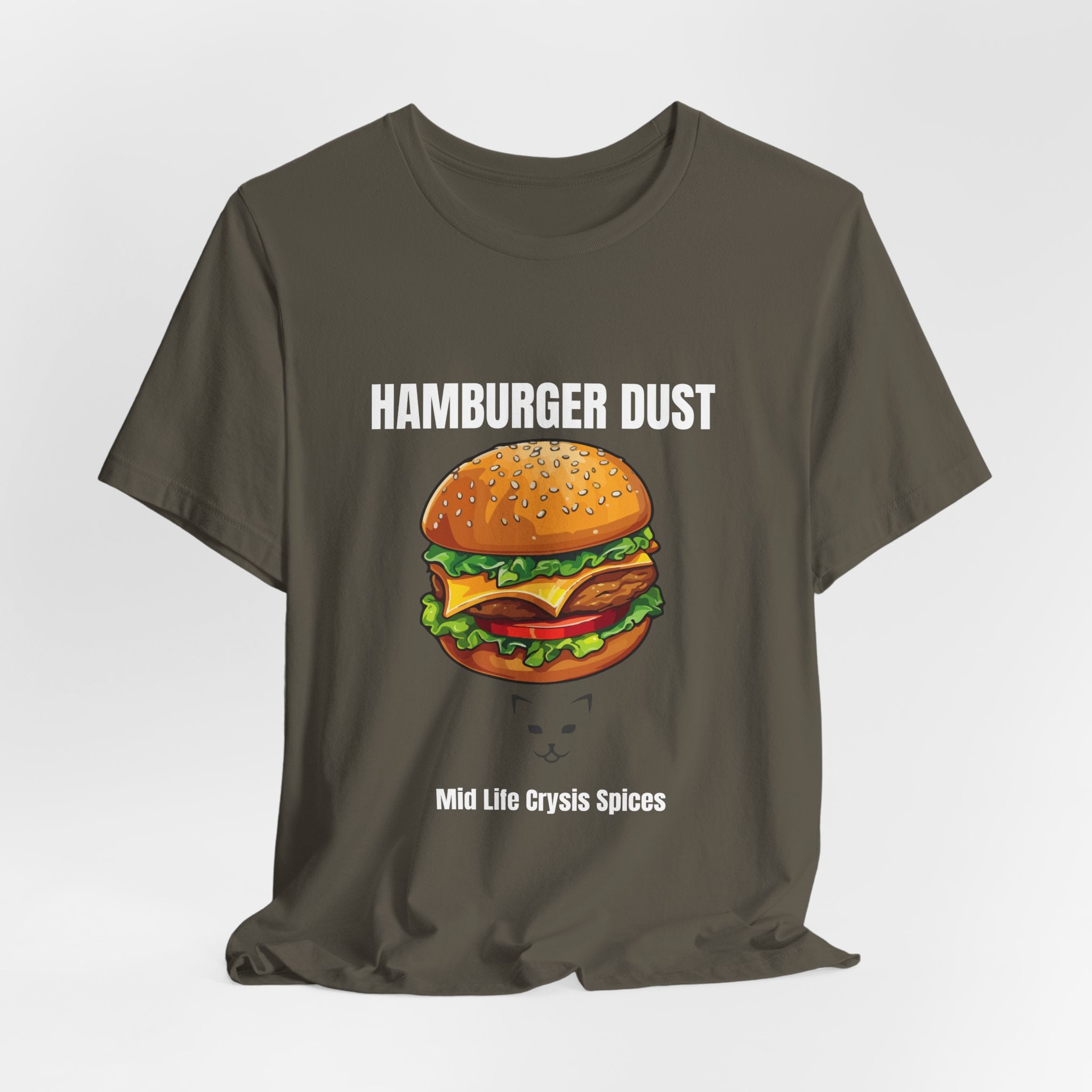 Hamburger Dust T-Shirt | Mid Life Crysis Spices