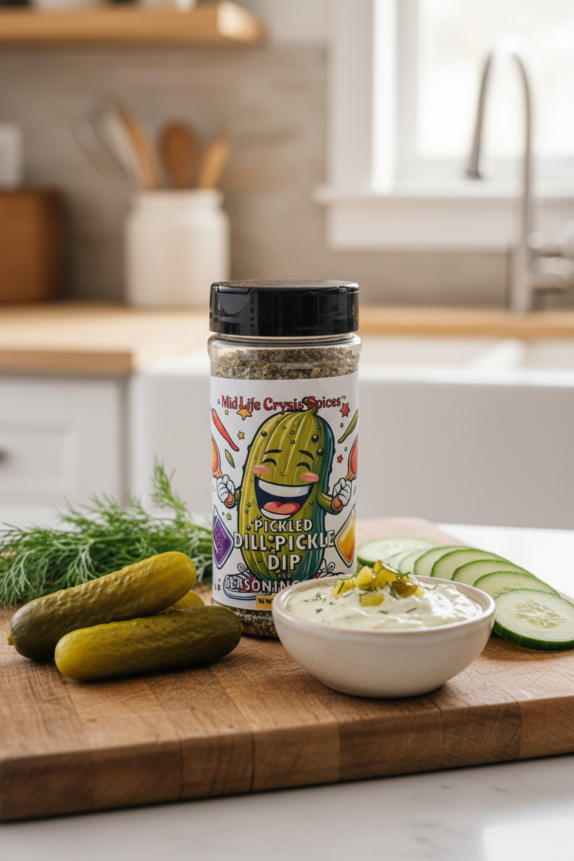 Dill Pickle Dip - Dill Pickle Seasoning Blend 8.2 oz