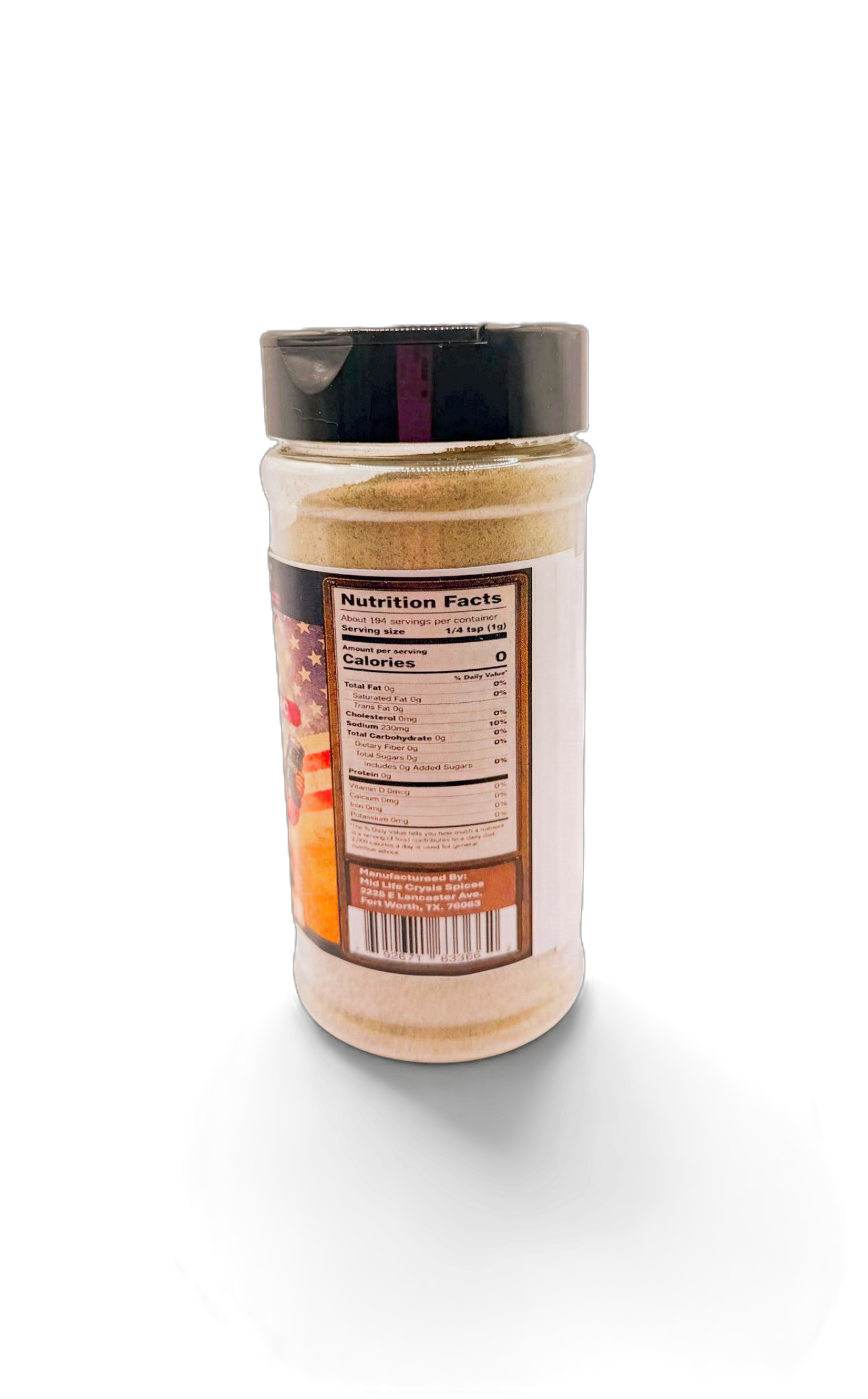 Army Spice Blend SPG Salt Pepper Garlic Mid Life Crysis Spices