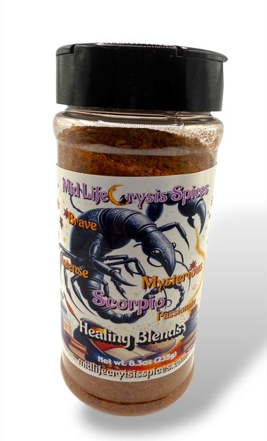 Scorpio Healing Blend zodiac seasoning by Mid Life Crysis Spices