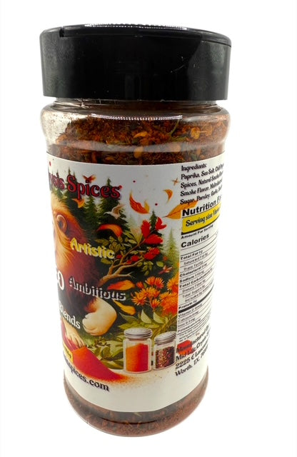 Leo zodiac spice blend for bold, smoky cooking