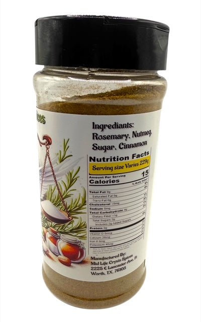 Libra Healing Blend with cinnamon, nutmeg, and rosemary