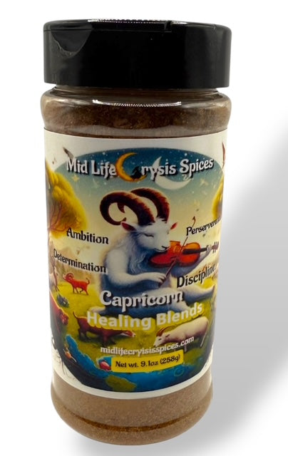 Capricorn Healing Blend traditional cinnamon sugar seasoning by Mid Life Crysis Spices
