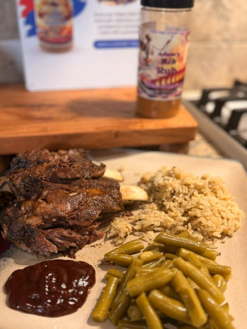 Adam's Rib Rub - BBQ Seasoning Blend for Ribs, Brisket & Pork 11.6 oz