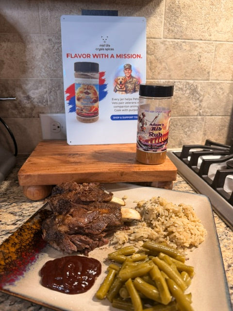 Adam's Rib Rub - BBQ Seasoning Blend for Ribs, Brisket & Pork 11.6 oz