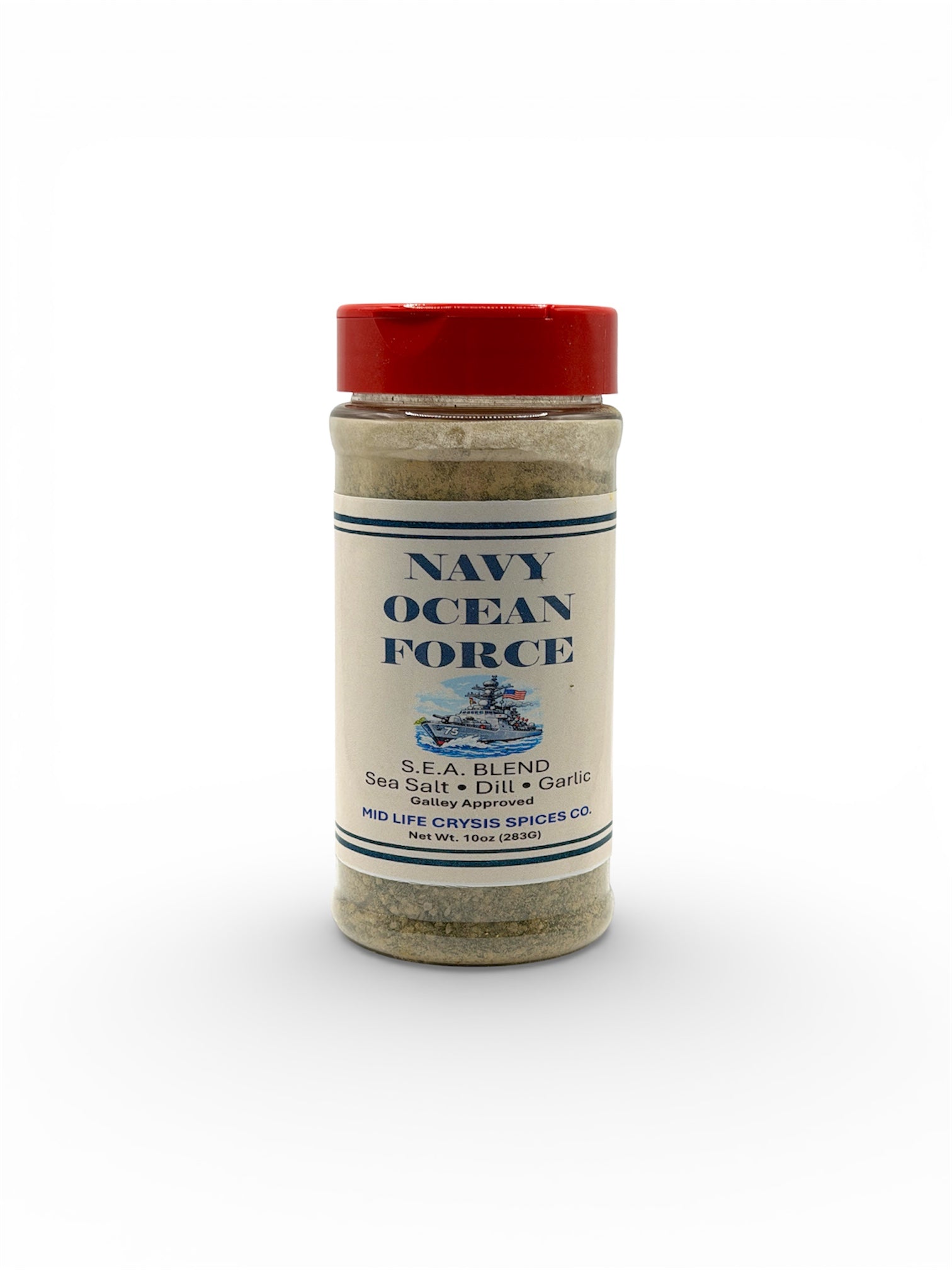 seafood seasoning, dill garlic seasoning, fish seasoning, sea salt spice blend, navy spice blend, shrimp seasoning, salmon seasoning, light seasoning blend, veteran owned spices, coastal seasoning, herb seasoning mix
