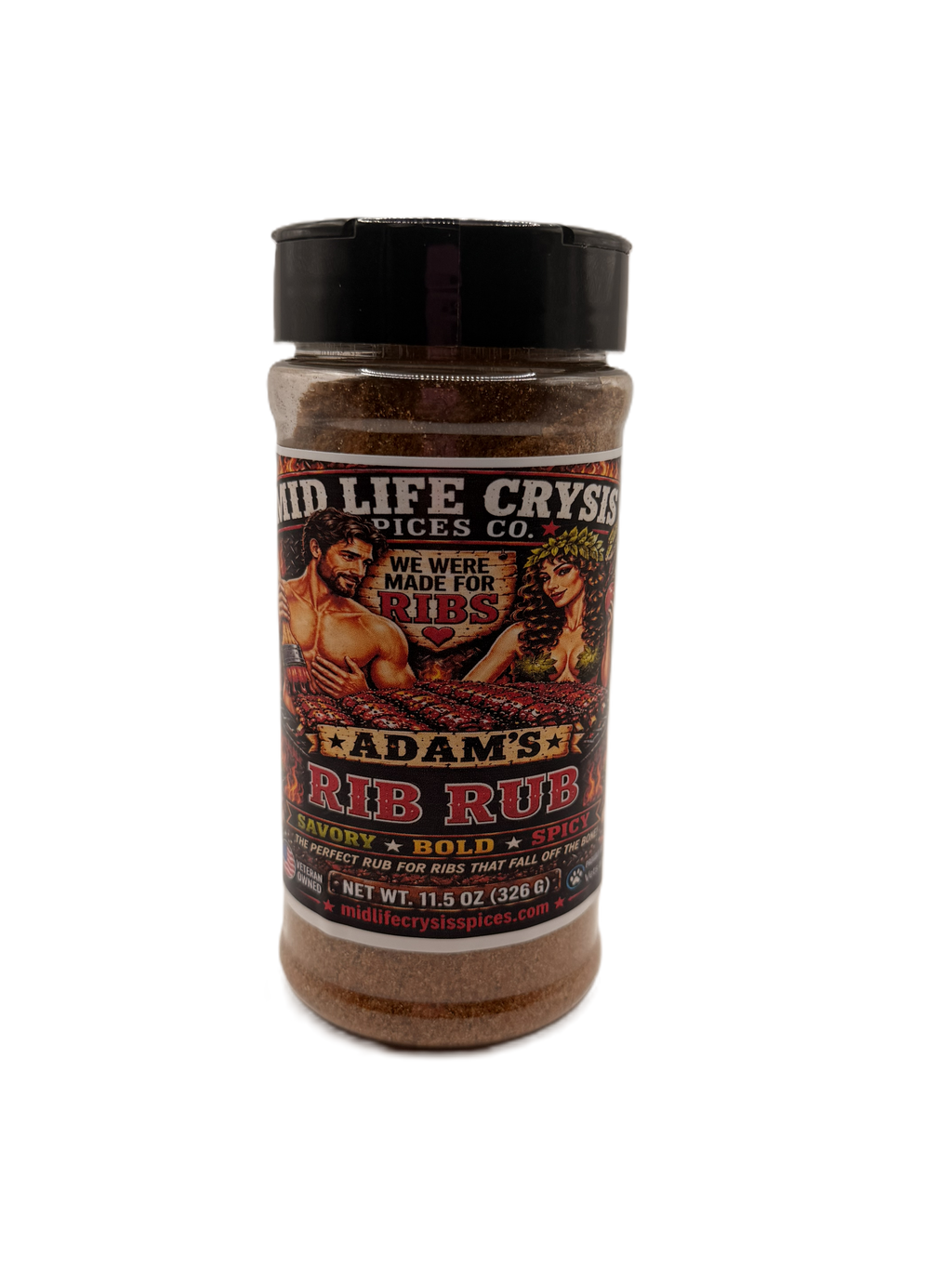 mid life crysis spices rib rub, brisket, beef