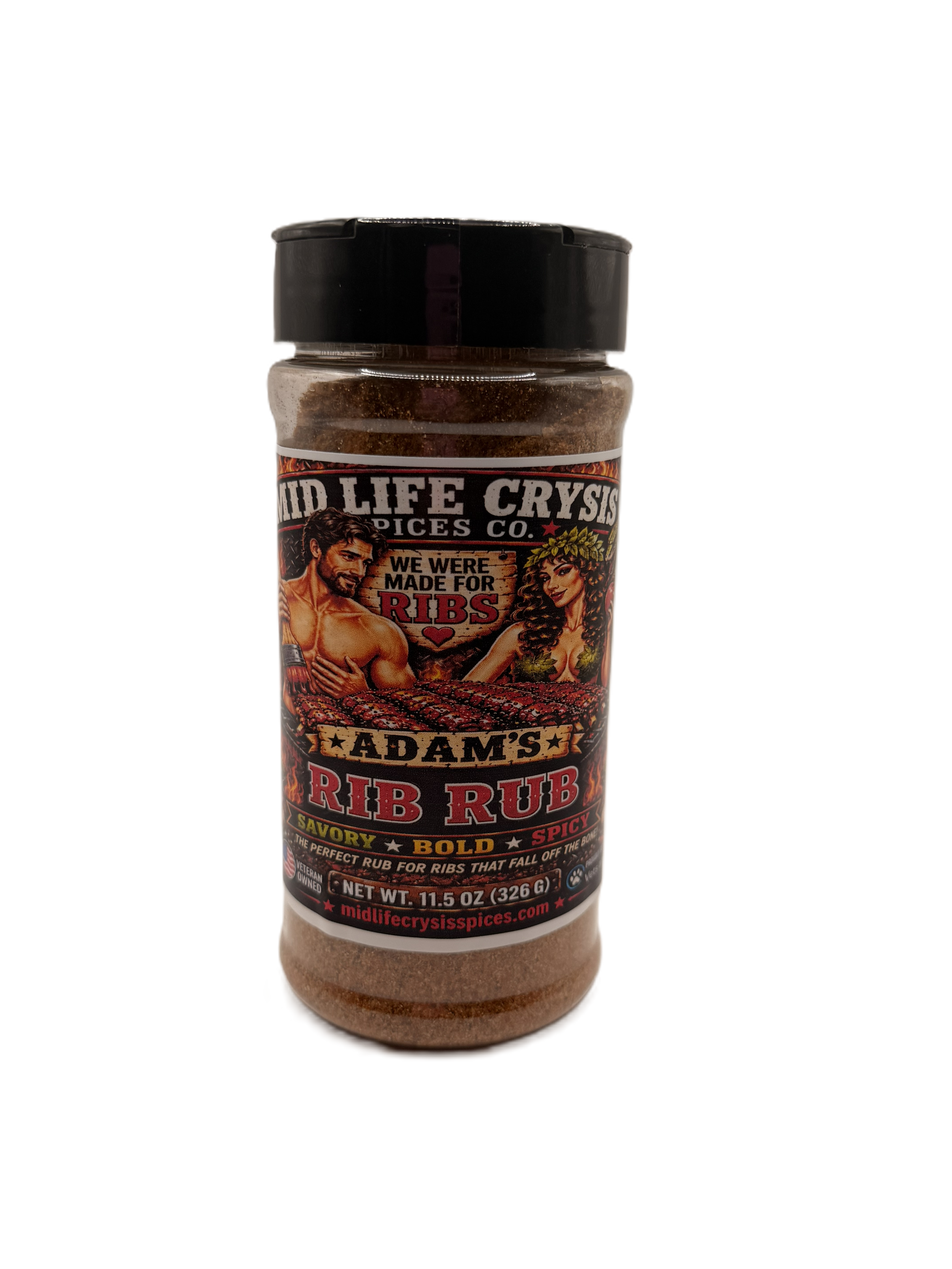 mid life crysis spices rib rub, brisket, beef