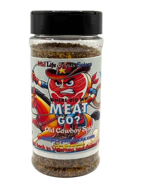 Old Cowboy Spice 12.5oz bottle Texas all-purpose seasoning