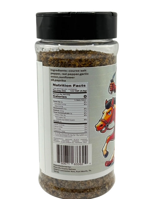 Old Cowboy Spice ingredient label veteran-owned